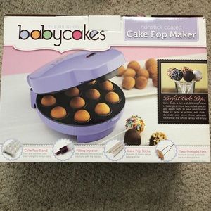 Babycakes Cakepop Maker. New, never opened. Purple